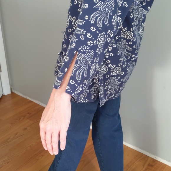 Vintage Linen Jacket Layering Piece Size Large - Picture 4 of 8